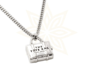 Collana Marc Jacobs "The Tote Bag" in Metallo Lucido - Etoilux