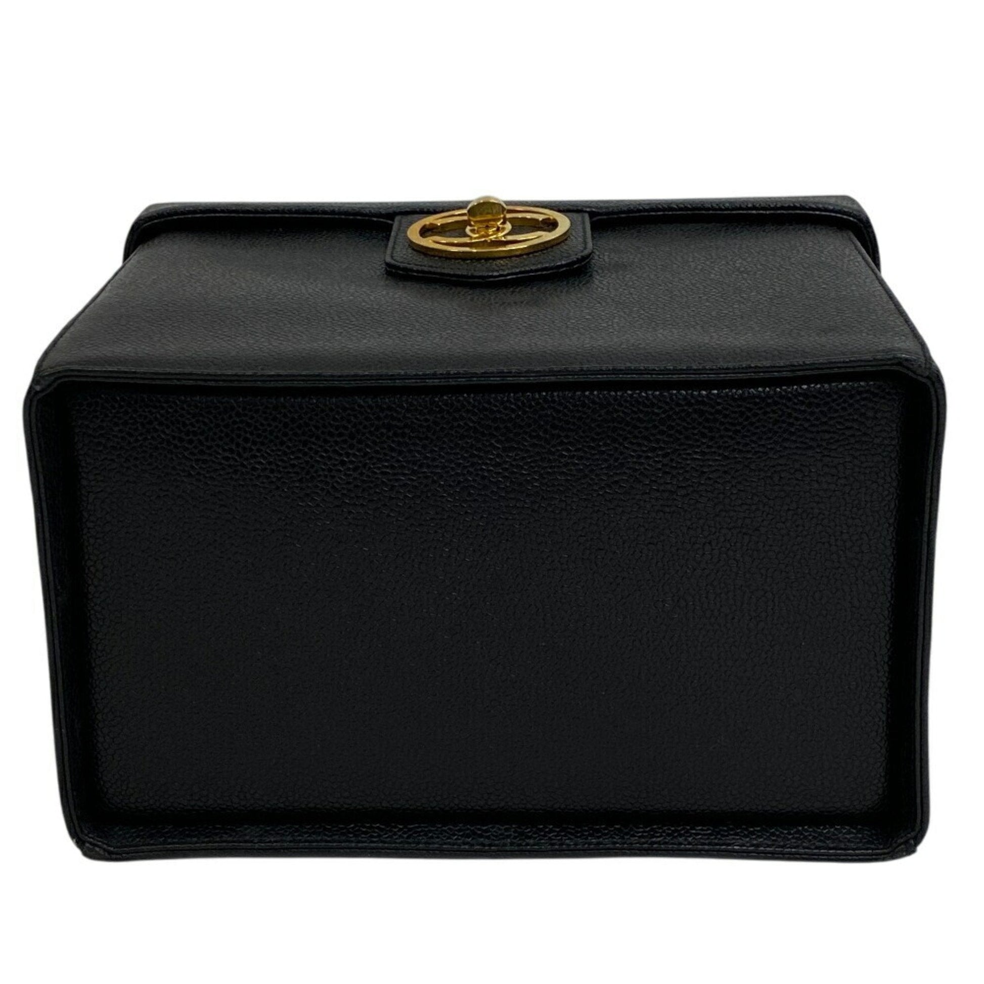 Chanel Vanity Case in Pelle Nera – Vintage - Etoilux