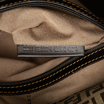Fendi Pillow Tote Zucchino Tela Rivestita & Nylon Beige/Marrone – Large - Etoilux