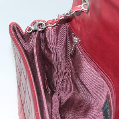 Chanel Chocolate Bar Reissue Flap Pelle di Agnello Rosso – 31 cm - Etoilux