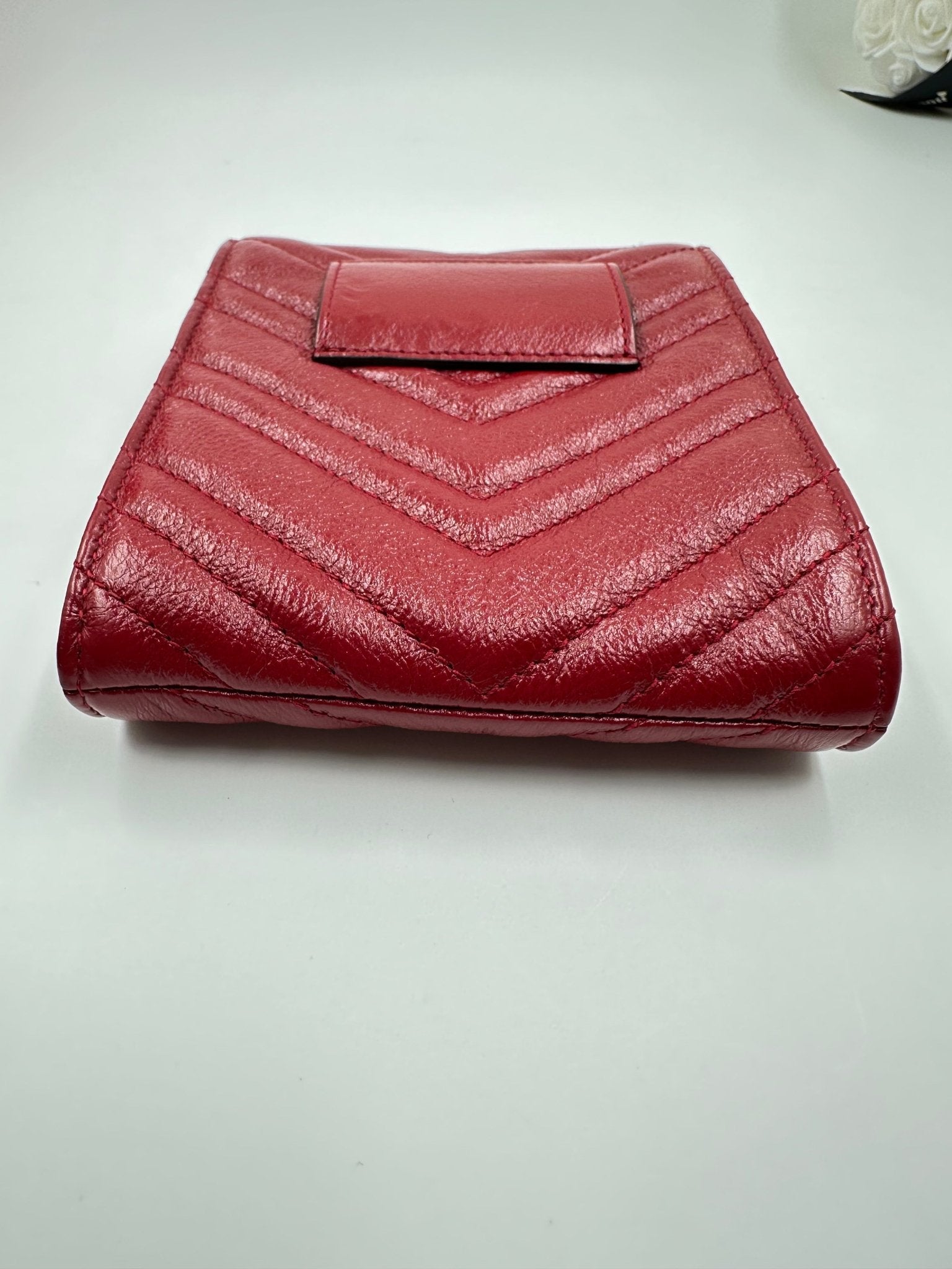 Gucci GG Marmont Multi Pochette Belt Bag Pelle Matelassé Rossa – Set 3 Pezzi - Etoilux