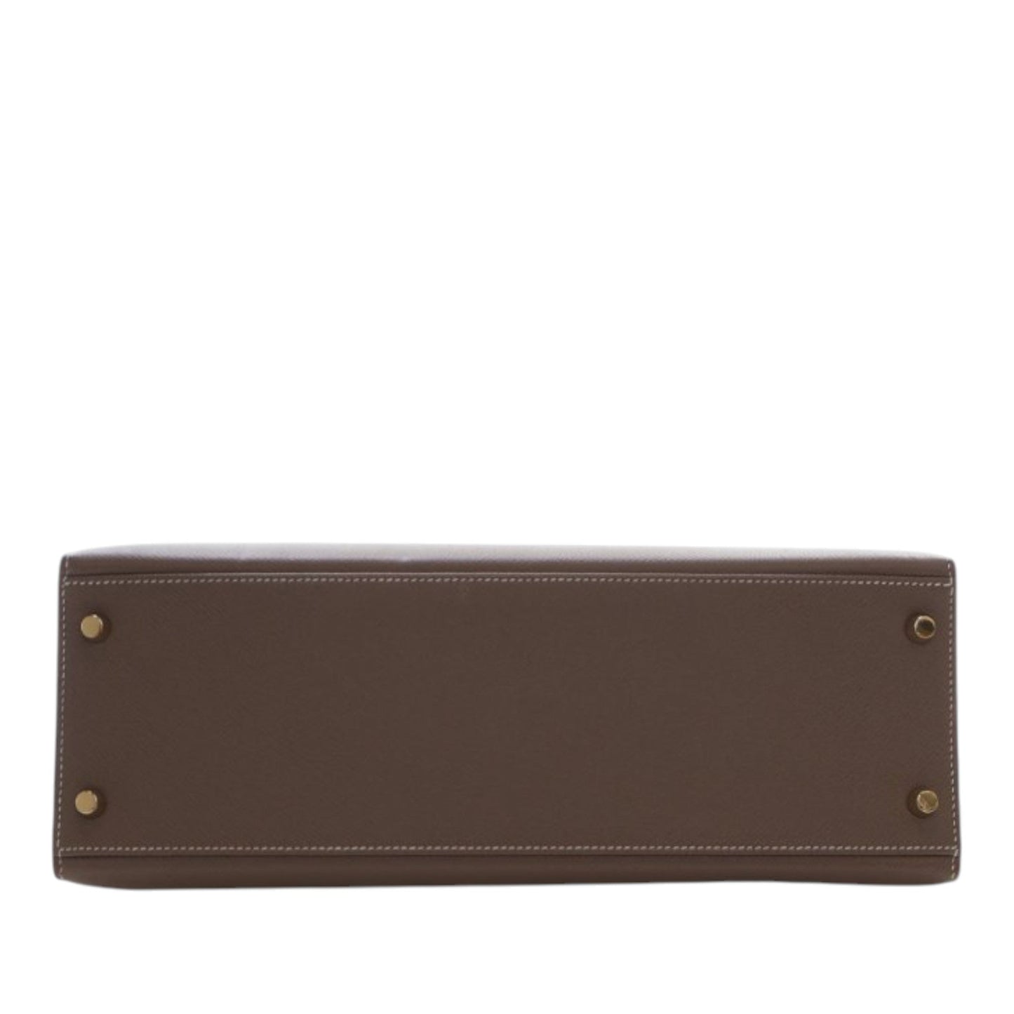 Hermès Kelly Sellier 32 Pelle Epsom Etoupe Hardware Oro 2015 – 32 cm - Etoilux
