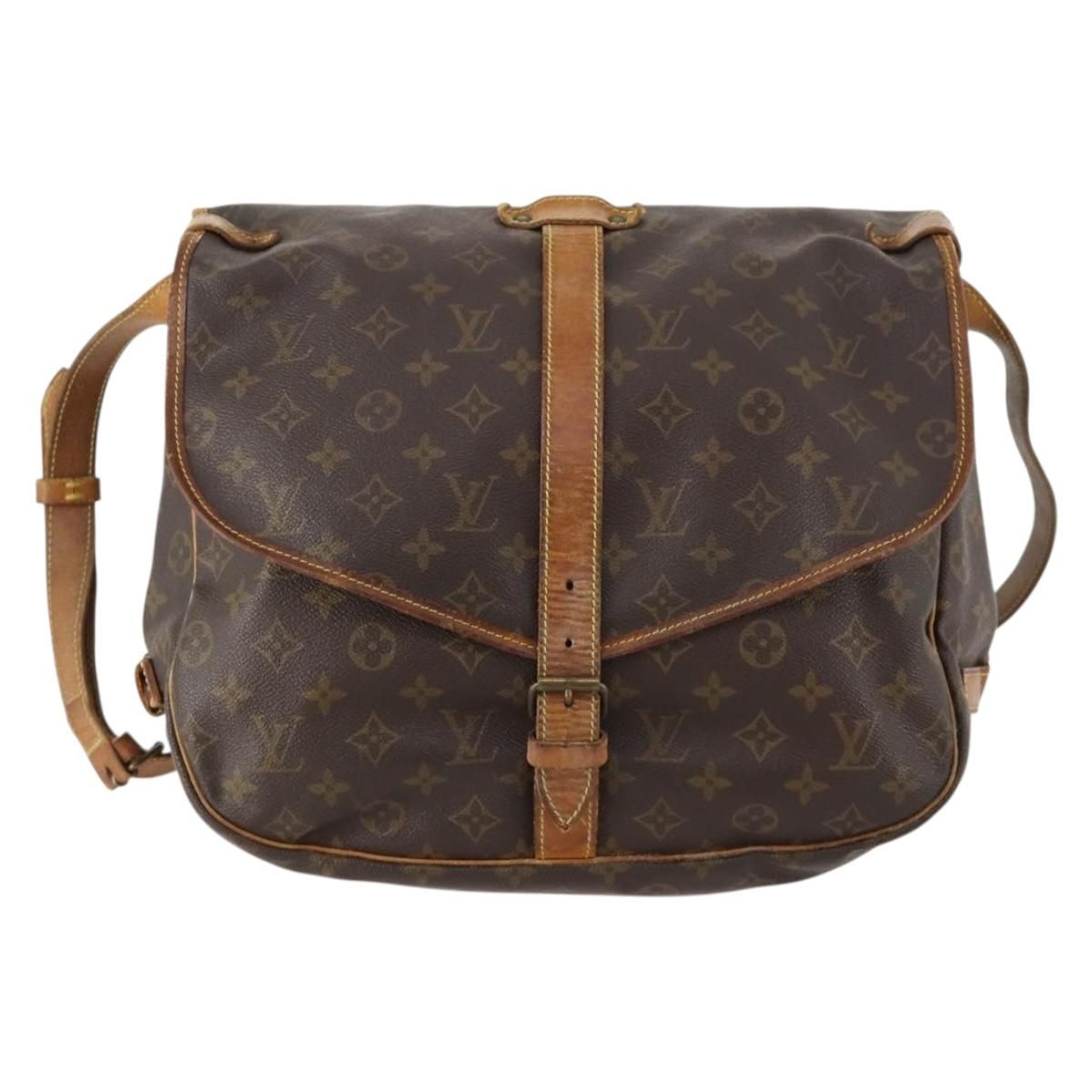 Louis Vuitton Saumur 35 Tela Monogram Vintage – 35 cm - Etoilux