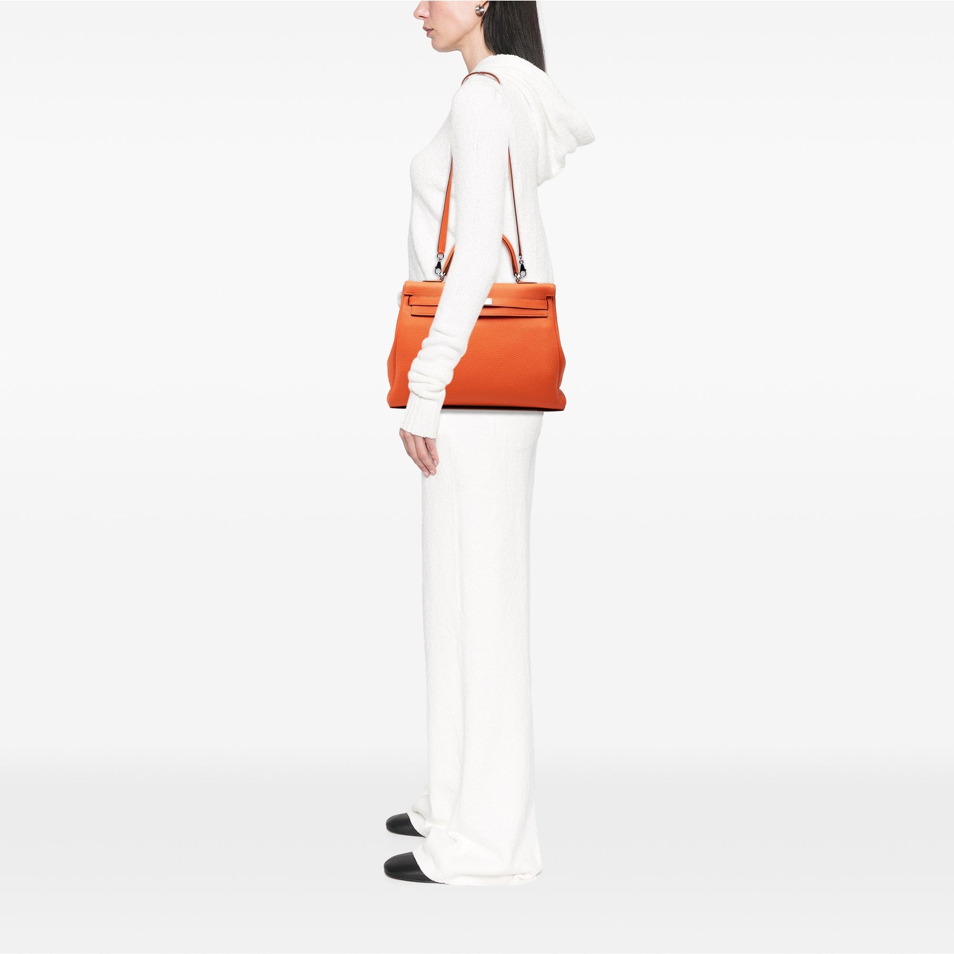 Hermès Kelly 35 Pelle Togo Arancione – 34 cm - Etoilux