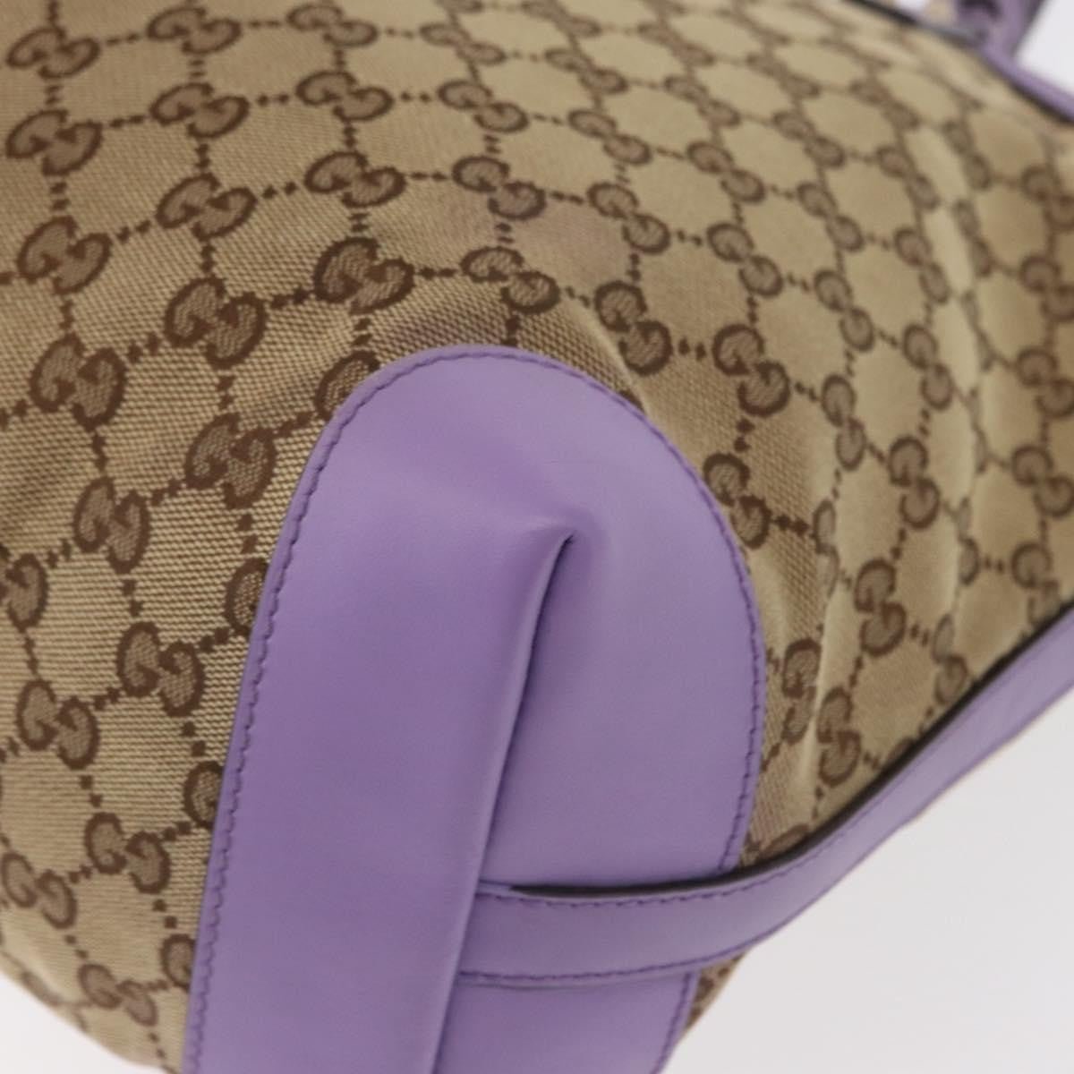 Gucci Craft Tote GG Canvas Beige/Lilla con Pochette – 33 cm - Etoilux