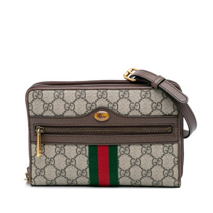 Gucci GG Supreme Ophidia Wallet - on - Strap – Marrone – 2016/2024 - Etoilux