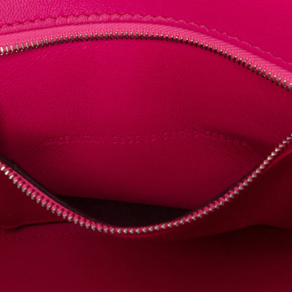 Balenciaga Hourglass Small Top Handle Pelle di Vitello Rosa Acceso 2020 – 23 cm - Etoilux
