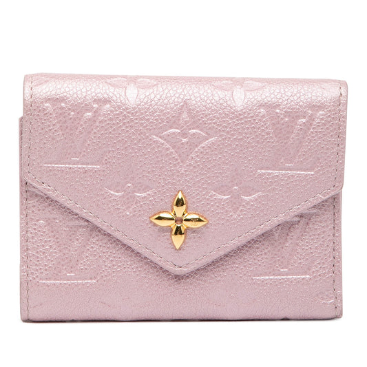 Louis Vuitton Portafoglio Victorine – Monogram Empreinte Floreale Rosa - Etoilux