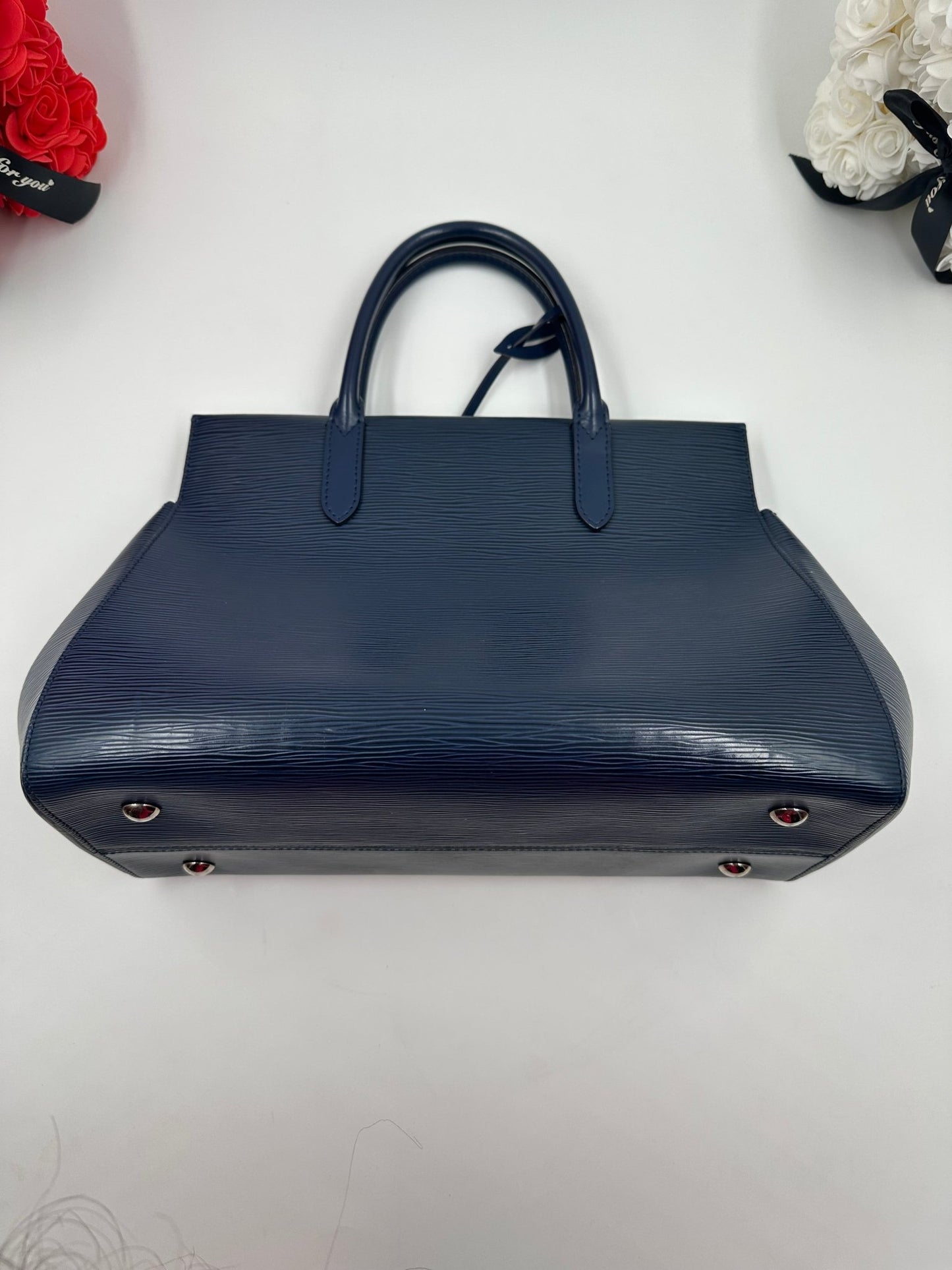 Louis Vuitton Marly MM Pelle Epi Marine – 32 cm - Etoilux