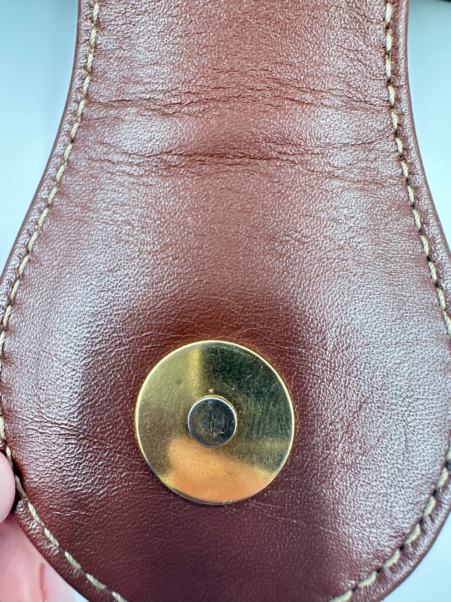 BURBERRY – Borsa a Tracolla Vintage Check in Canvas e Pelle Marrone - Etoilux