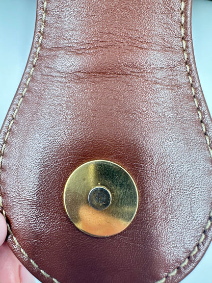 BURBERRY – Borsa a Tracolla Vintage Check in Canvas e Pelle Marrone - Etoilux