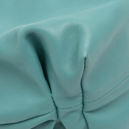 Bottega Veneta The Chain Pouch Pelle di Agnello Verde Acqua – 30 cm - Etoilux
