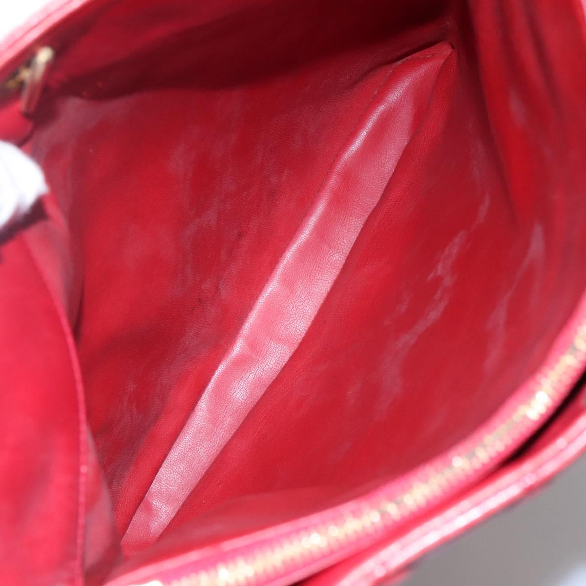 Chanel Vintage Tote Matelassé Agnello Rosso CC Charm Gold – Inizio Anni '80 yd36p7fozl - Etoilux