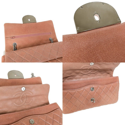 Chanel Classic Double Flap Medium in Pelle Rosa – Hardware Argento - Etoilux