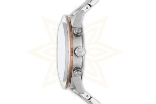 Armani Orologio in acciaio inossidabile argento - Etoilux