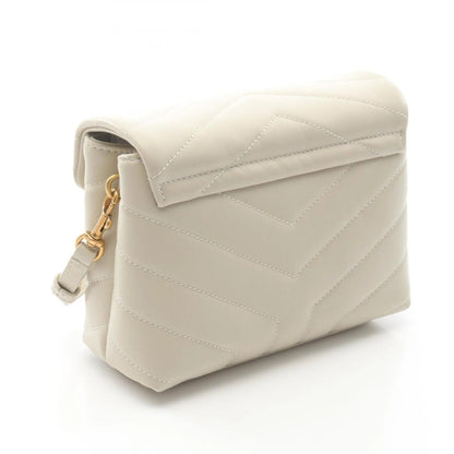 Saint Laurent LouLou Toy in pelle trapuntata avorio - Etoilux