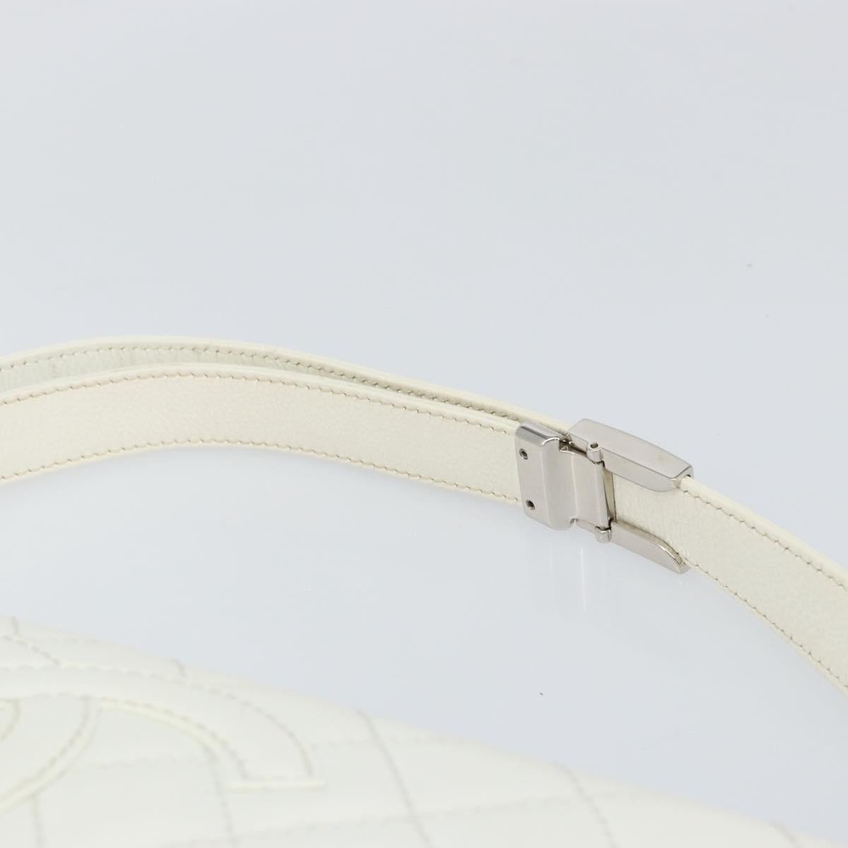 Chanel Timeless CC Shoulder Bag Pelle di Vitello Trapuntata Bianca – 29 cm - Etoilux