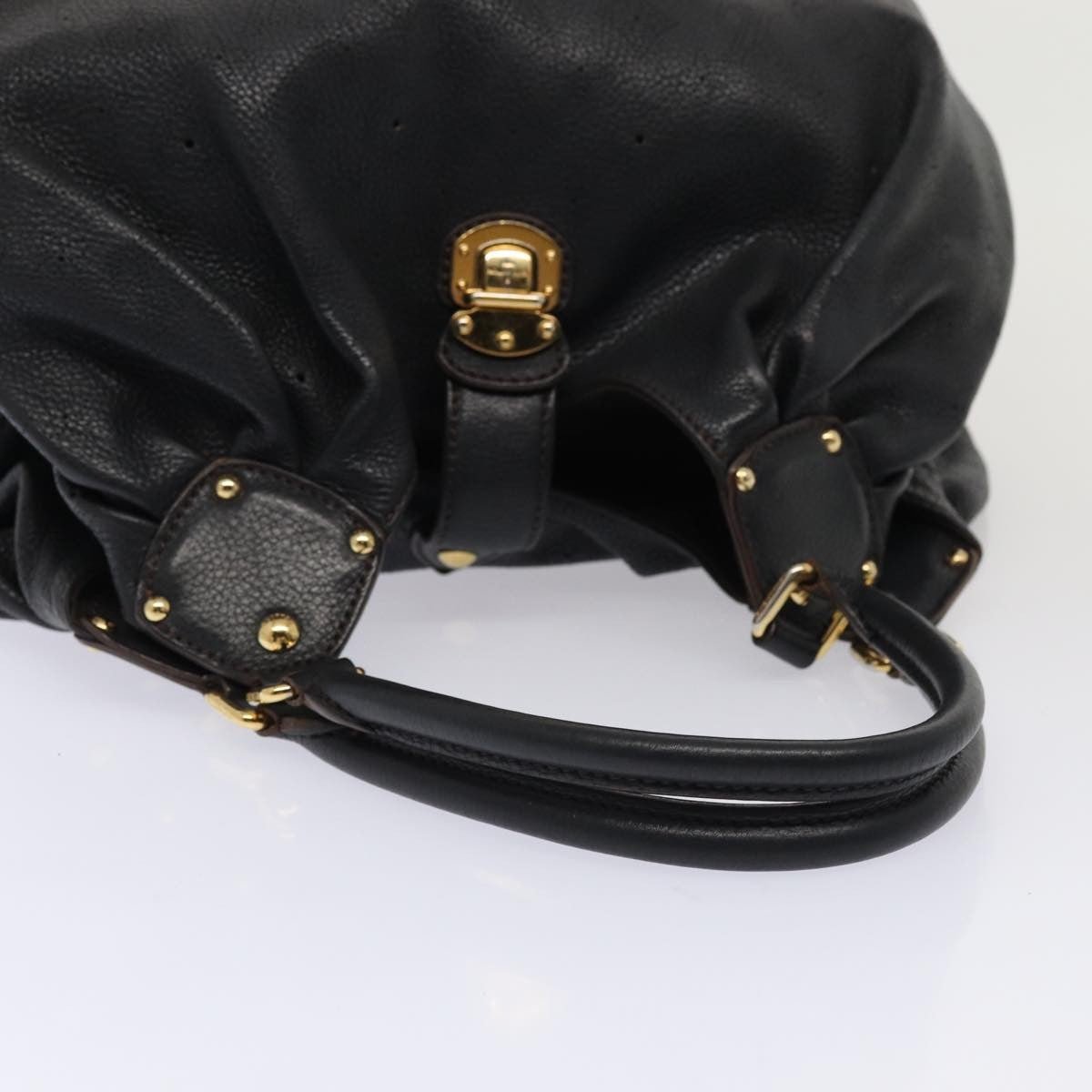 Louis Vuitton Mahina XL Hobo Pelle Perforata Nera — 2008 - Etoilux