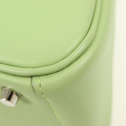 Hermès Mini Lindy Swift Vert Criquet Palladio 2020 – 19 cm - Etoilux