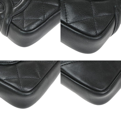 Chanel Cambon Pochette Pelle Trapuntata Nera – 12 cm - Etoilux