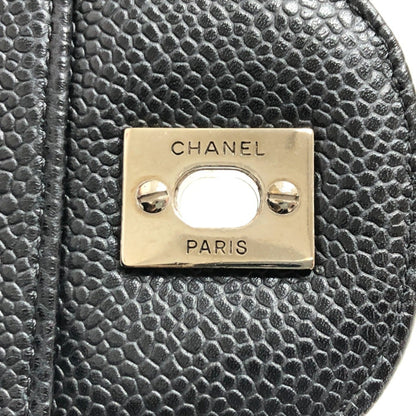 Chanel Classic Flap Medium – Caviar Nero & Hardware Argento – Made in Italy - Etoilux