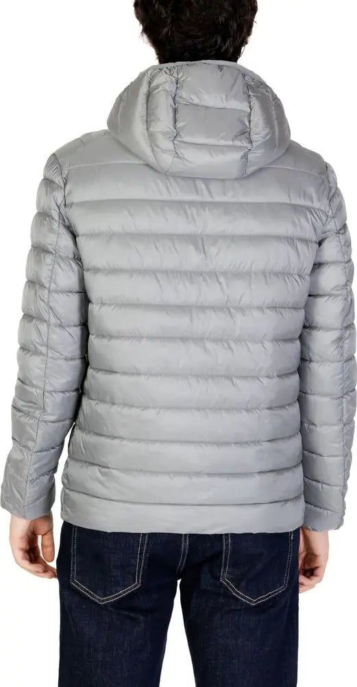 Gianni Lupo – Piumino trapuntato grigio con cappuccio – AI24 - Etoilux