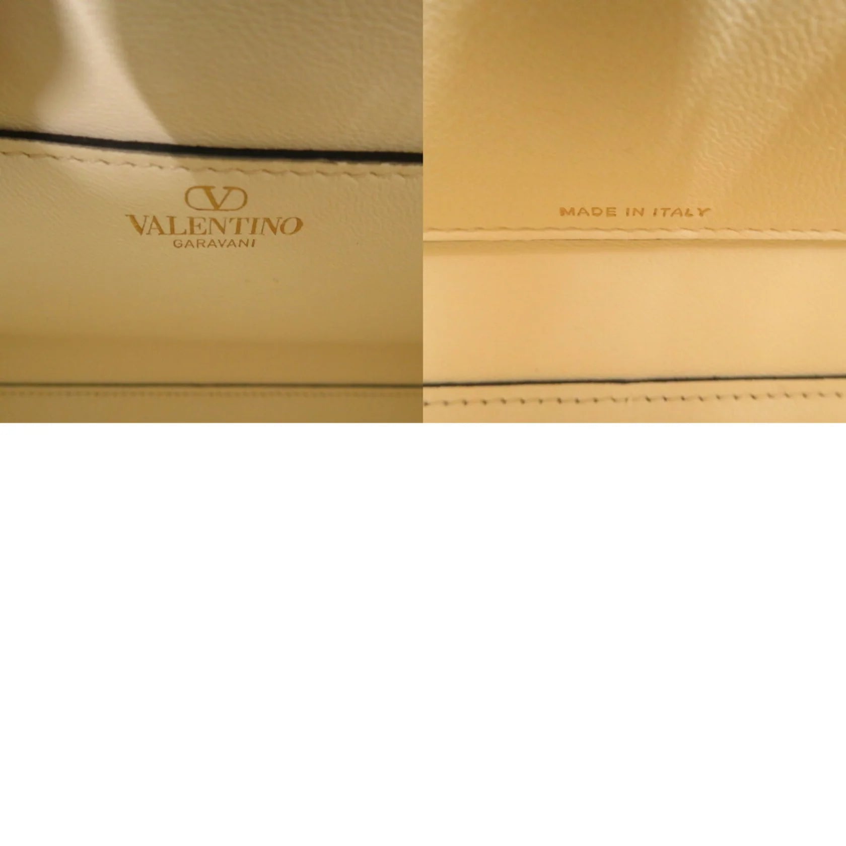Borsa a mano Valentino Garavani V - Sling in pelle avorio 0250Valentino - Etoilux