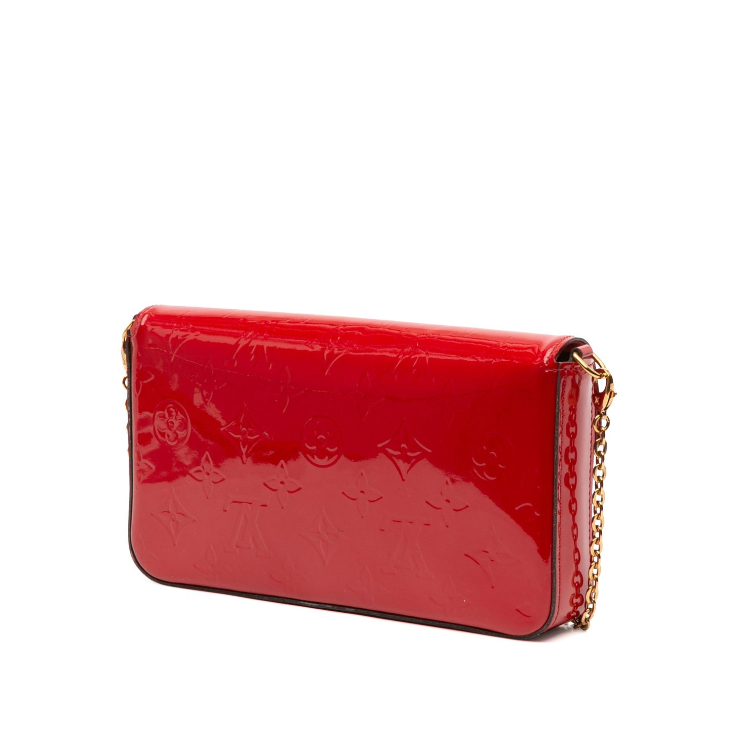 Louis Vuitton Pochette Félicie Monogram Vernis Rosso – 2016 - Etoilux