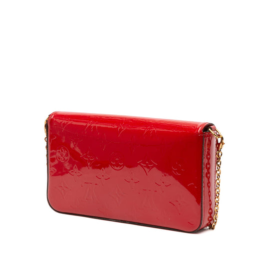 Louis Vuitton Pochette Félicie Monogram Vernis Rosso – 2016 - Etoilux