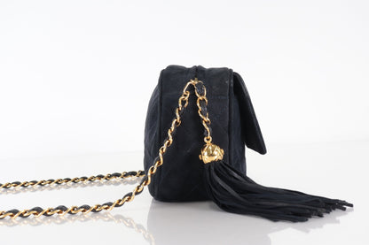 Chanel Camera Bag Camoscio con Frange
