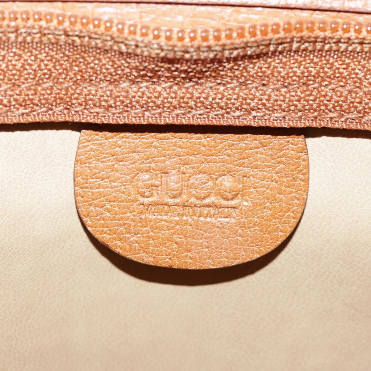 Gucci – Micro GG Canvas Clutch Bag – Beige & Cuoio – Vintage Iconica - Etoilux