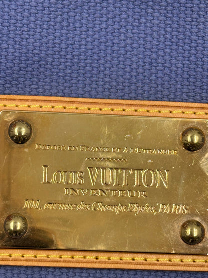 Louis Vuitton Antigua Cabas MM Canvas Blu Lavanda 2016 — 47 cm - Etoilux