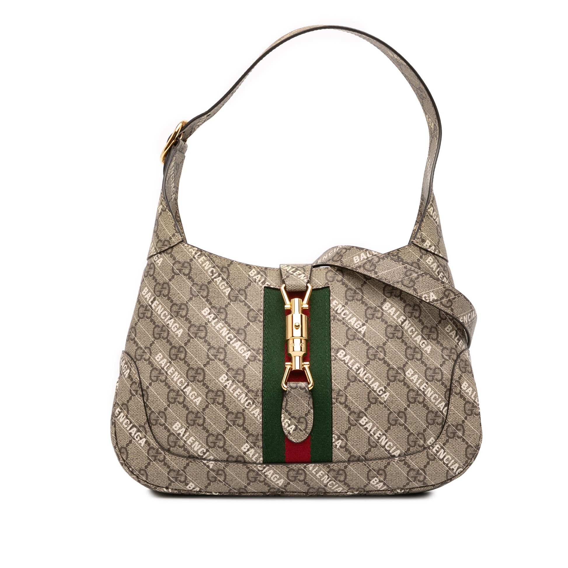 Gucci x Balenciaga Hacker Project Jackie 1961 Web – Marrone (2016–2025) - Etoilux