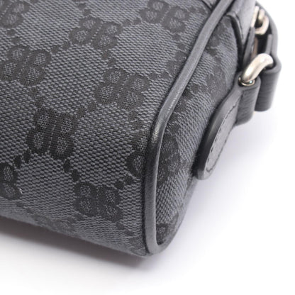 Gucci × Balenciaga The Hacker Project Mini Camera Bag GG Supreme Canvas Nero – 18 cm - Etoilux