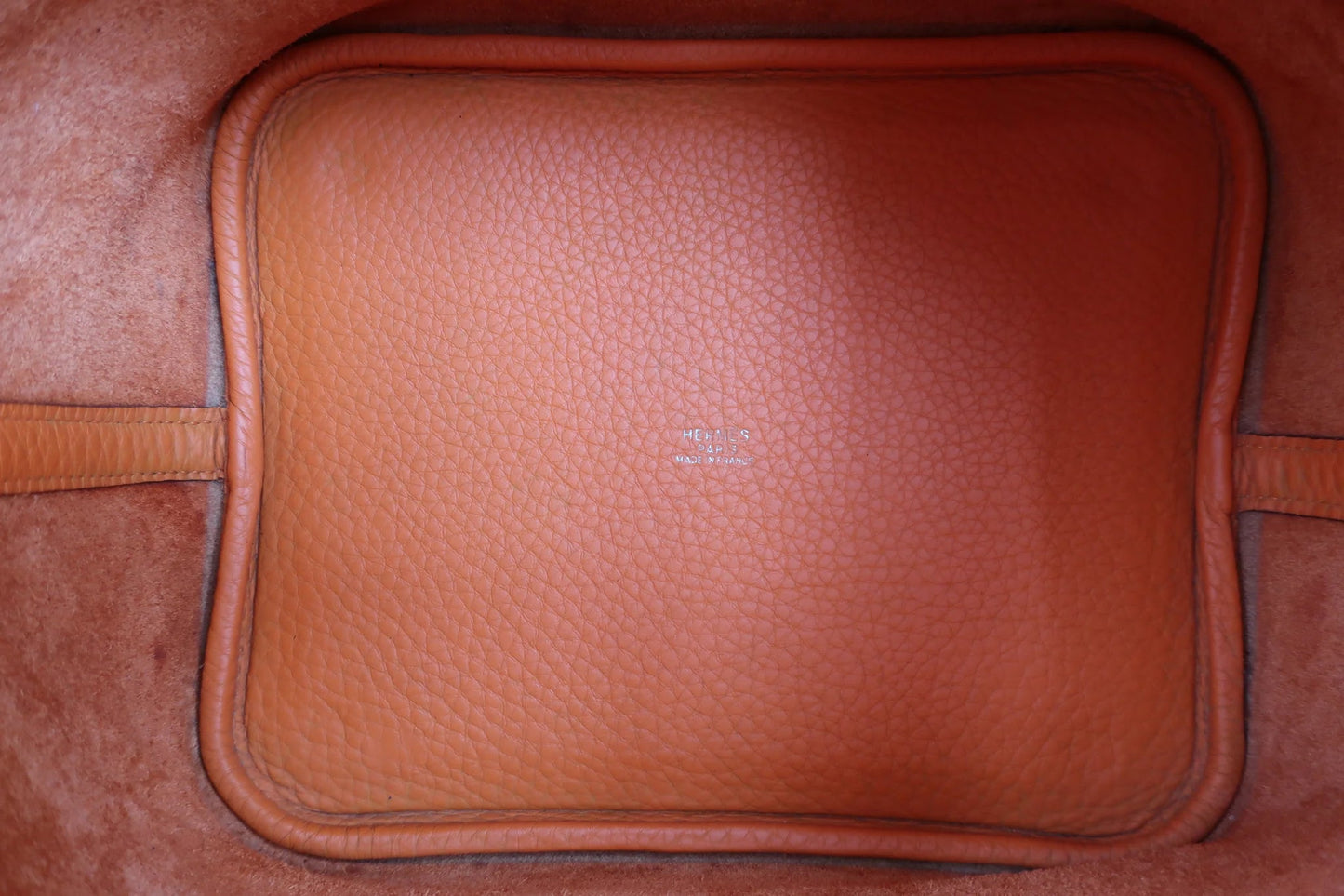 Hermès Picotin Lock MM Pelle Clemence Orange – Hardware Palladio - Etoilux