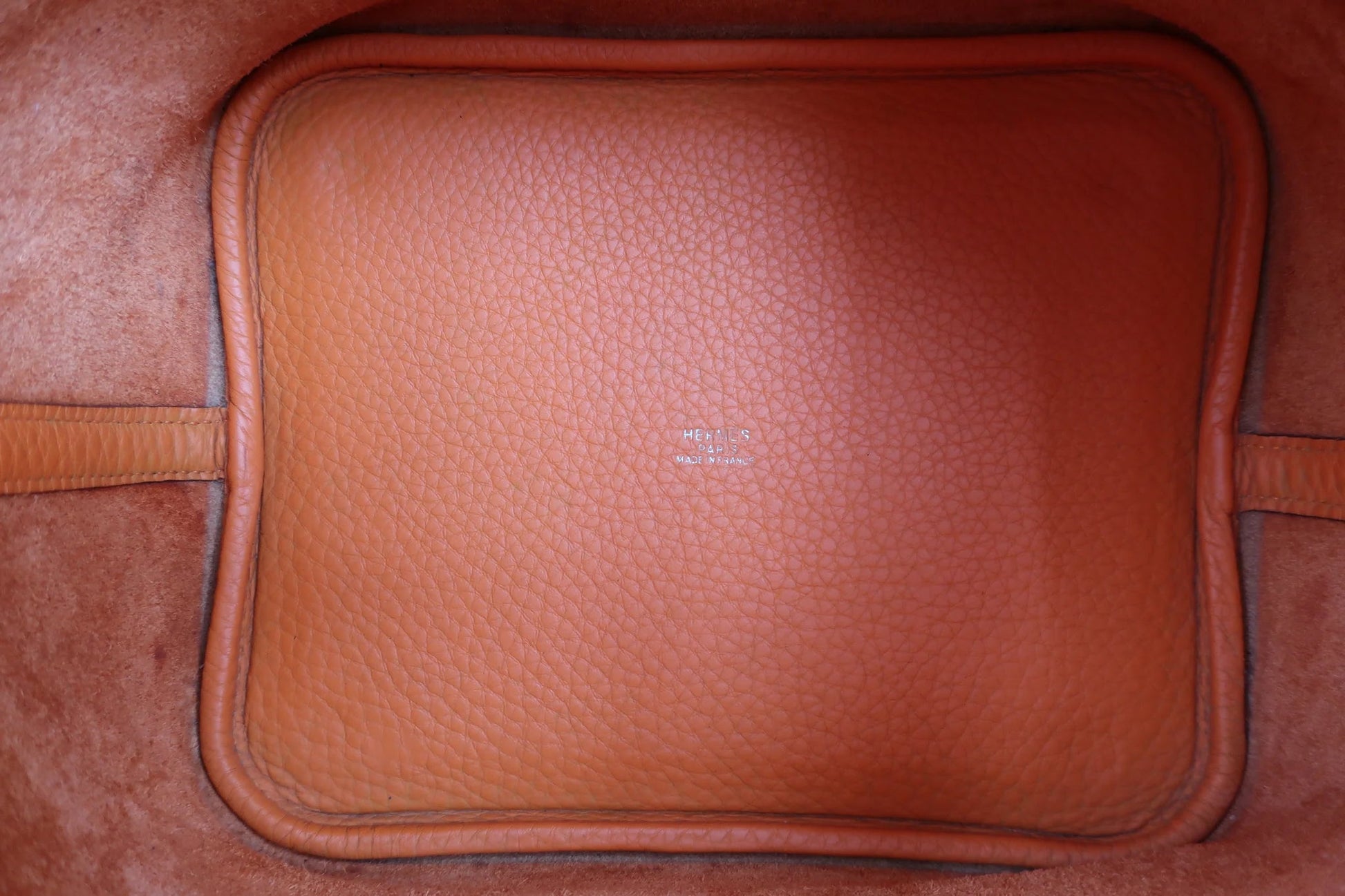 Hermès Picotin Lock MM Pelle Clemence Orange – Hardware Palladio - Etoilux