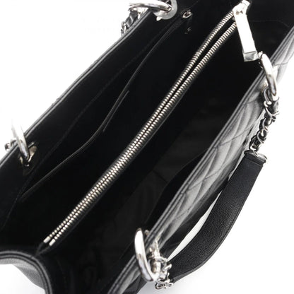 Chanel Grand Shopping Tote (GST) – Pelle Caviar Nera e Hardware Argento - Etoilux