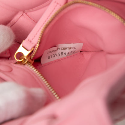 Bottega Veneta Padded Cassette Small Pelle Nappa Rosa – 18 cm - Etoilux