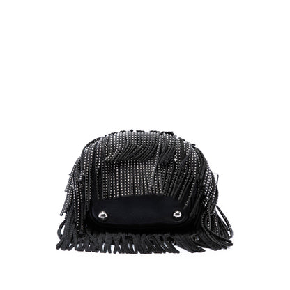 Saint Laurent Emmanuelle Bucket Bag Pelle Borchiata Nera – Small - Etoilux