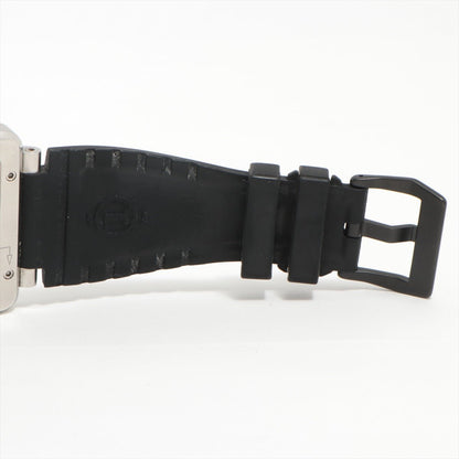 Bell & Ross BR 01 - 92 Steel Black Dial – Cinturino Caucciù Nero - Etoilux