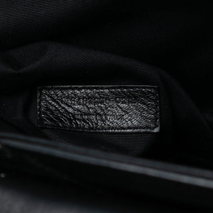 Saint Laurent Pochette LouLou Matelassé – Nero / Argento - Etoilux