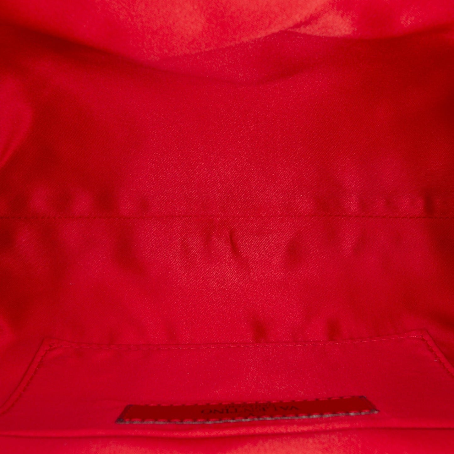 Valentino Garavani Pochette in Raso Rosso – Cornice Perle e Cristalli | Con Sacchetto - Etoilux