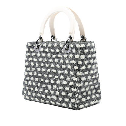 Dior – Lady Dior Medium in Tweed - Etoilux