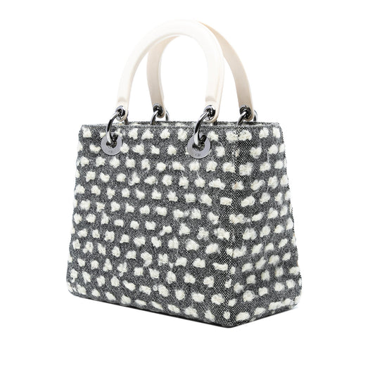 Dior – Lady Dior Medium in Tweed - Etoilux