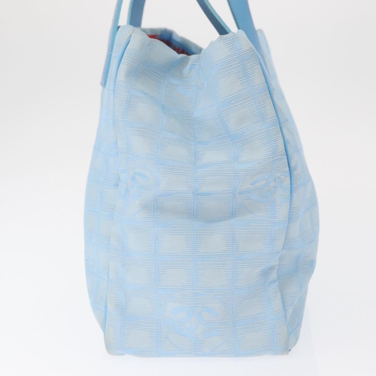 Chanel Travel Line Tote Media in Nylon – Blu Cielo - Etoilux