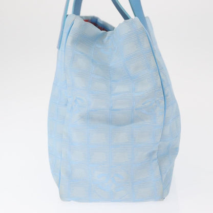 Chanel Travel Line Tote Media in Nylon – Blu Cielo - Etoilux