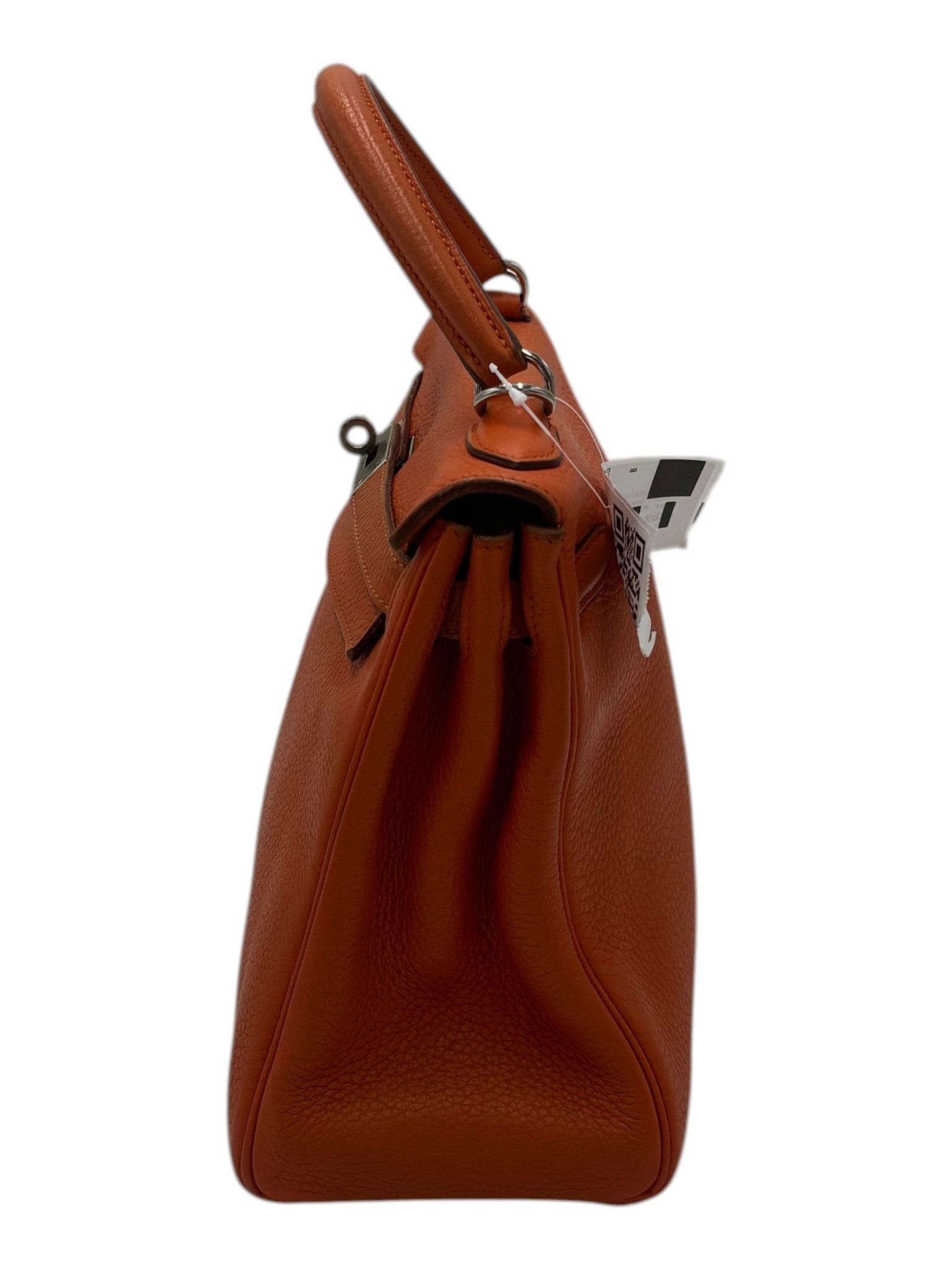 Hermès Kelly Retourne 28 Clémence Orange Palladium – 2010 - Etoilux