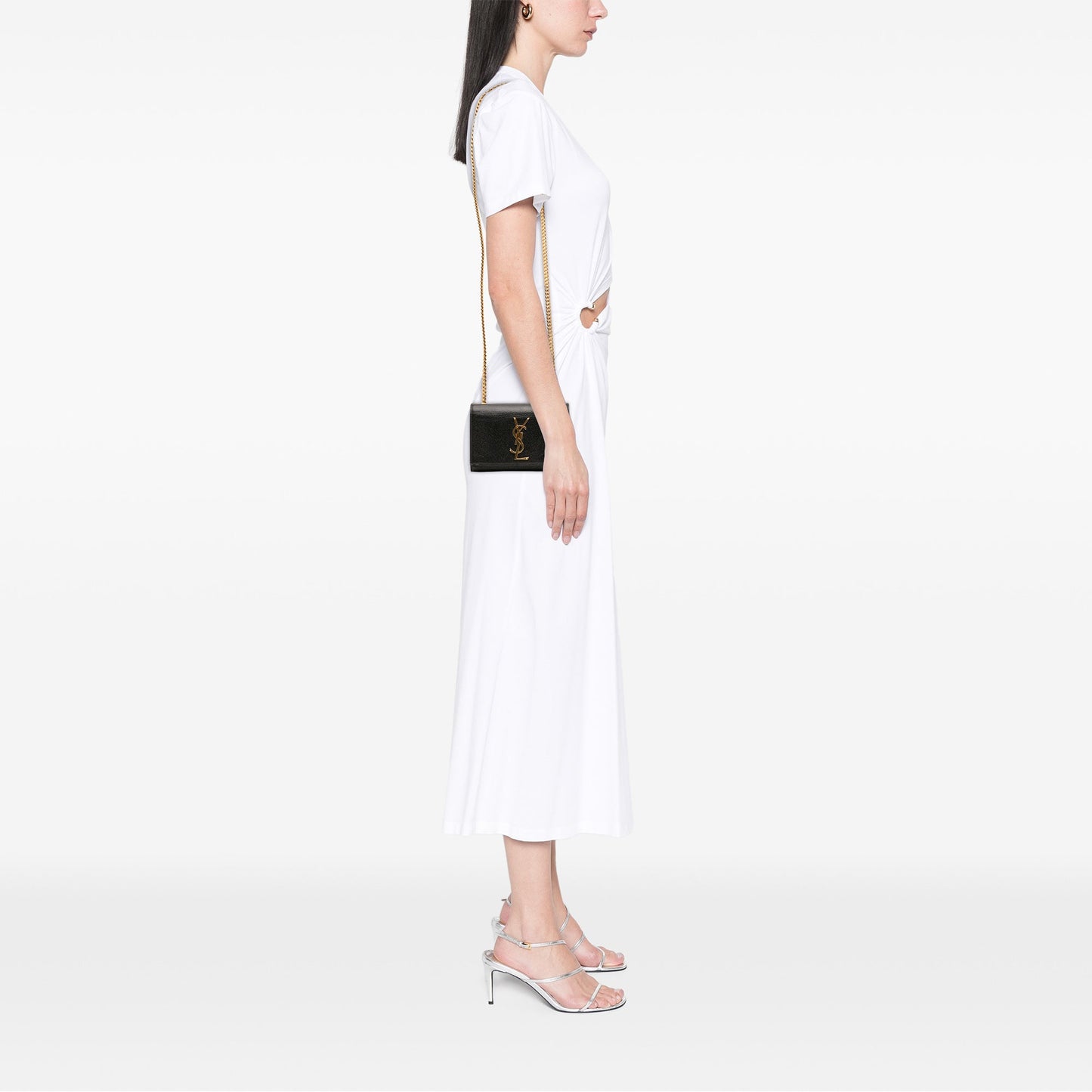 Saint Laurent Kate – Pelle nera con catena dorata (2016) - Etoilux