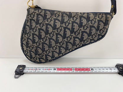 Dior Borsa in Tela Blu Navy - Etoilux