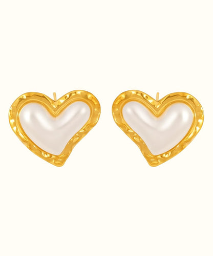 Orecchino Cuore Madreperla - Etoilux